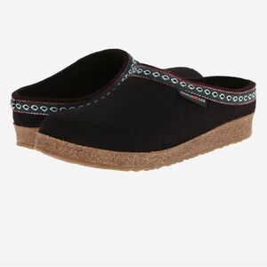 Haflinger GZ Classic Grizzly Wool Clogs Sz EU 46 US 13